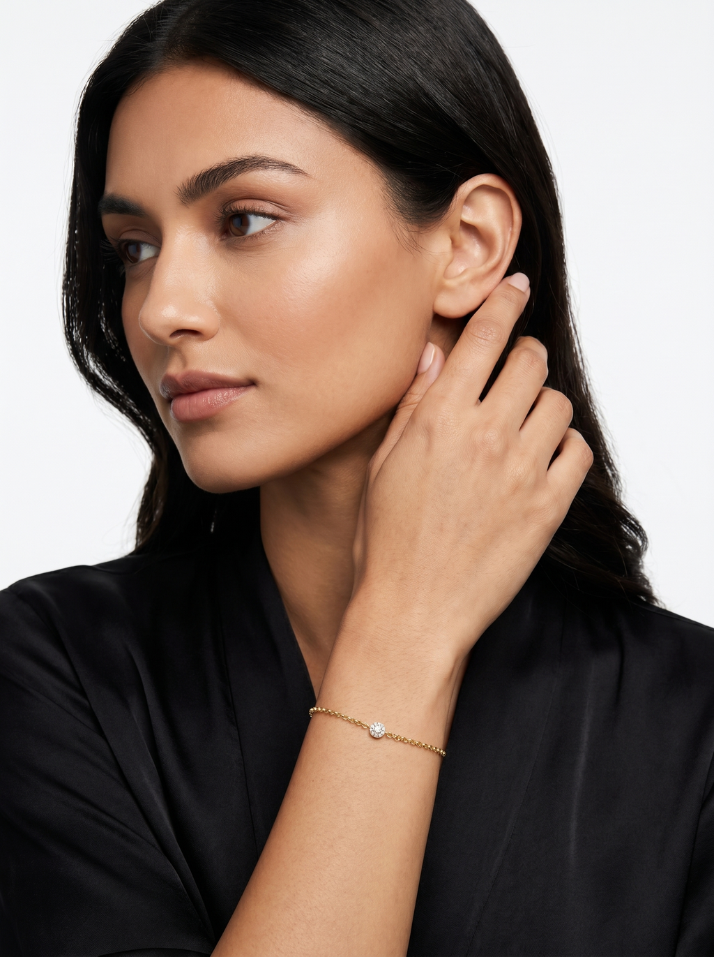 Zirconia Chain Bracelet
