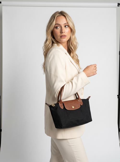 Compact Fold-Over Handle Bag