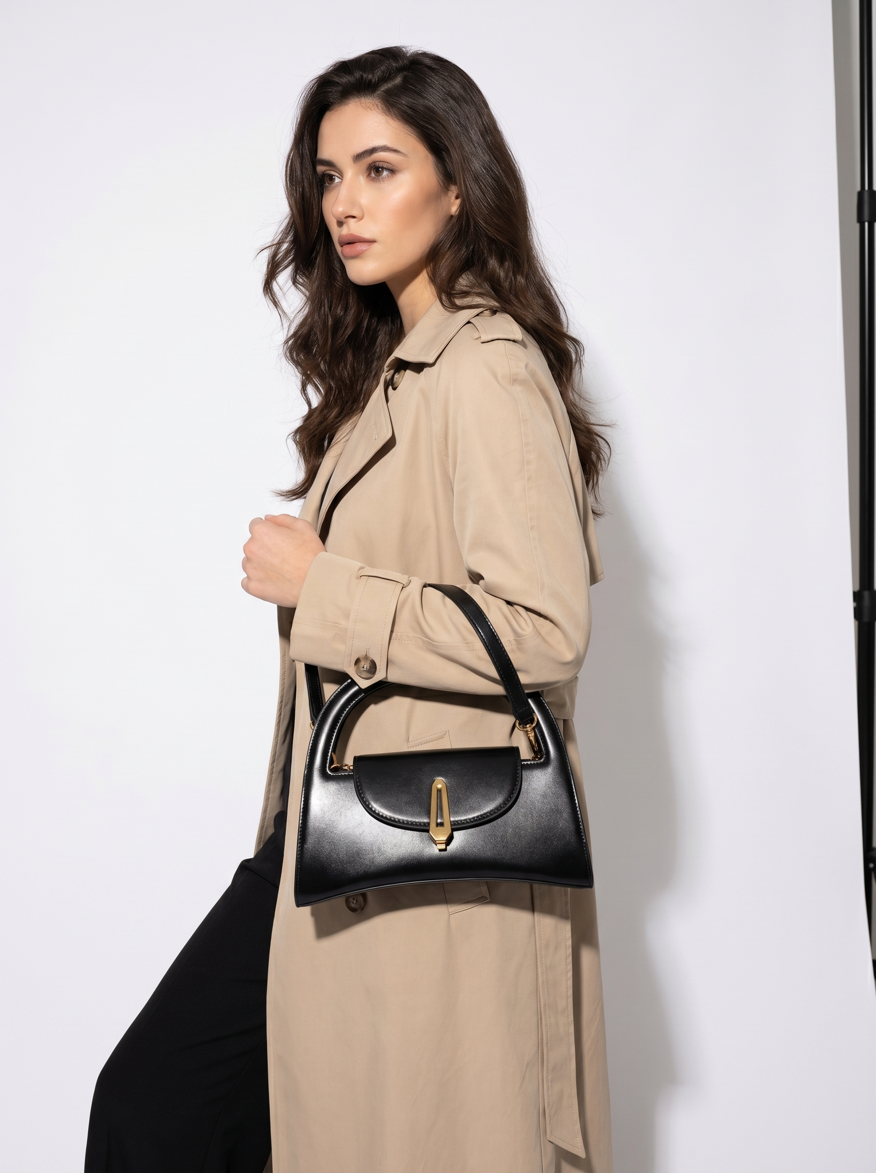 Leather Designer Tote Bag