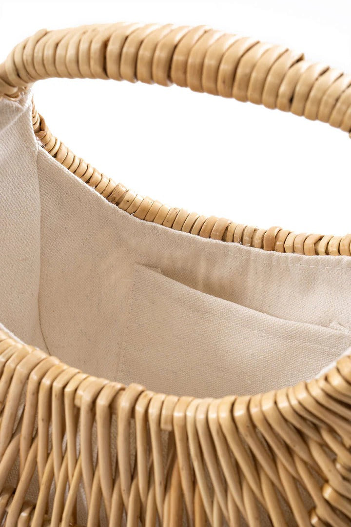 Straw Woven Tote Bag